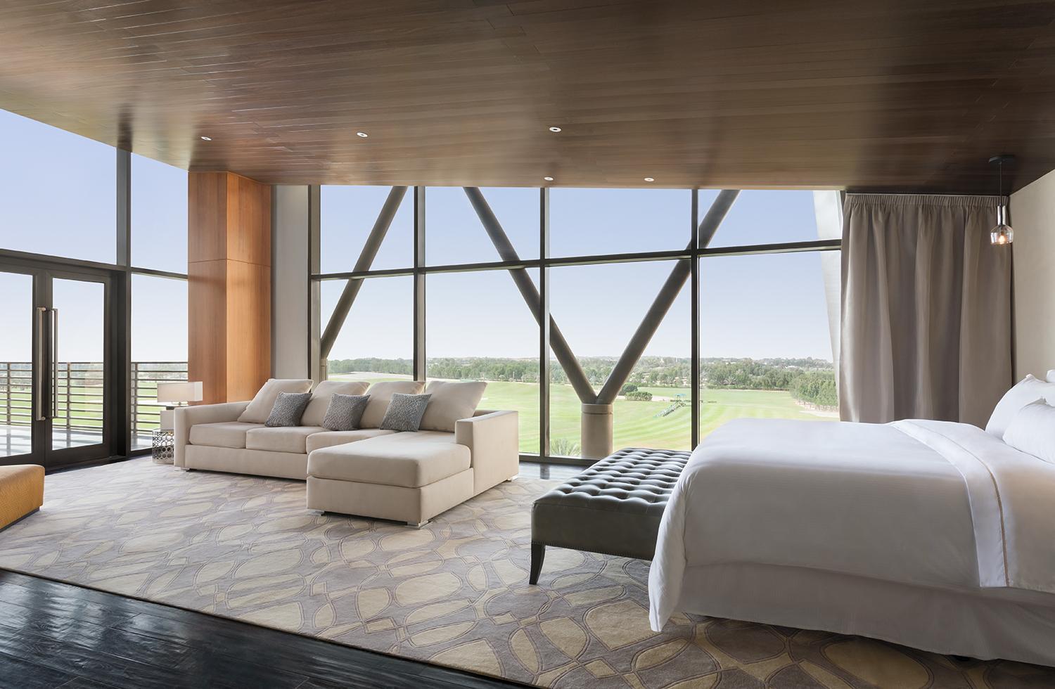 Vogo Abu Dhabi Golf Resort & Spa Formerly The Westin Abu Dhabi Golf Resort & Spa Екстериор снимка A guest room at the hotel